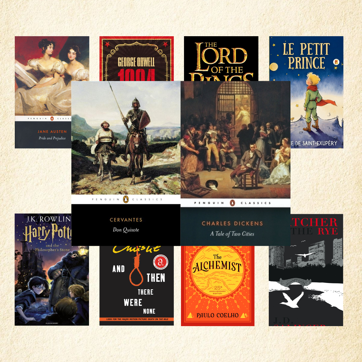 Top 10 Most Read Novels Of All Time